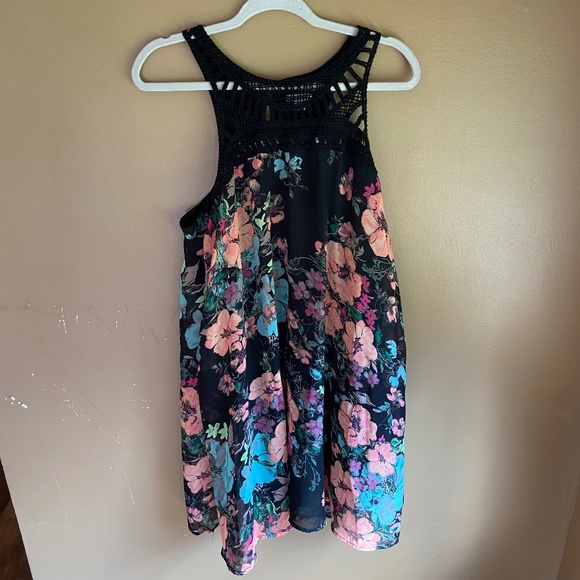 xhilaration Dresses & Skirts - LADIES WOMEN  XL MULTI COLOR BLUE PINK BLACK DRESS